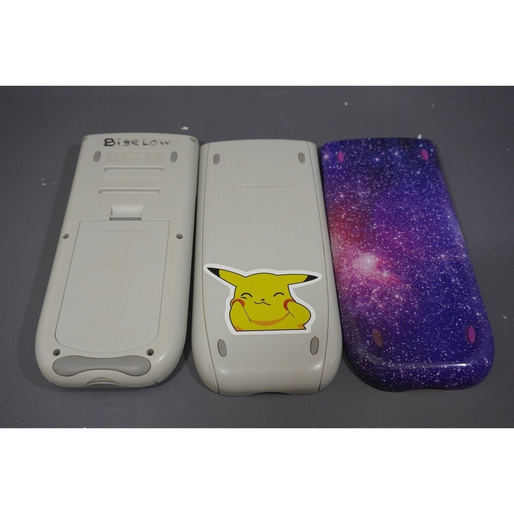 Texas Instruments TI-84 Plus Silver Edition Graphing Calculator w 2 Covers - Picture 4 of 5